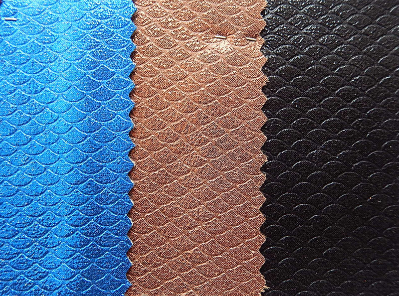廠家直銷經(jīng)編復(fù)合仿棉絨皮革 金屬魚鱗紋人造革解析